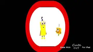 Numberblocks theme song in oval effect