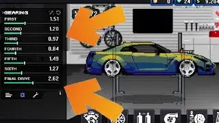 НОВАЯ НАСТРОЙКА КОРОБКИ NISSAN GT-R ➤ PIXEL CAR RACER