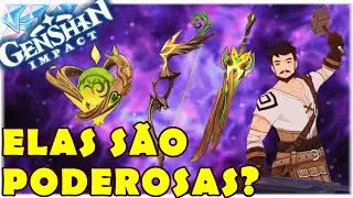 MUITO FORTES! PODERES DAS ARMAS DO FERREIRO DE SUMERU - GENSHIN IMPACT