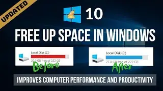7 Ways to Free Up Drive Space In Windows | Clean C Drive [UPDATED]