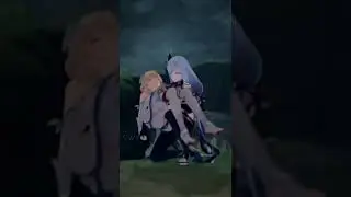 Genshin impact Lumine  shenhe 