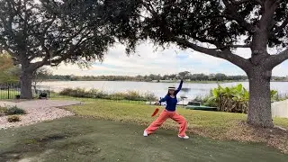 Tai Chi Sword. 5 minutes practice daily. #taichi #fitness #health #over50 #peace