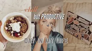 productive but ~chill~ day in my life ☺️ | cooking, skincare asmr, prepping for the week!