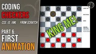 Animation Logic Functions - Coding a Checkers Game From Scratch using SVG, CSS, JS, XML
