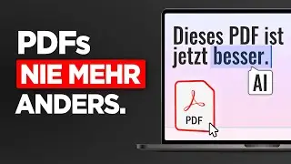 Dieser PDF Editor kommt aus der Zukunft 🚀
