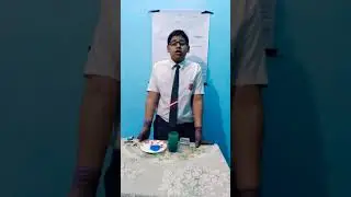 Demonstration  of electroplating of a  coin.