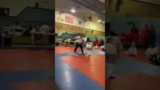 Taekwondo Test for the Orange Purple belt
