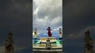 Dance in front of Nature, Lempuyang Temple, Mt. Agung #bali