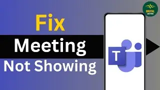 How To Fix Teams Meeting Button Not Showing ?