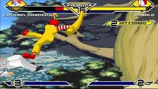 M.U.G.E.N Battles Colonel Sanders vs Ronald Mcdonald