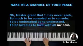 MAKE ME A CHANNEL OF YOUR PEACE - INSTRUMENTAL HYMN | ALETHEA MENEZES