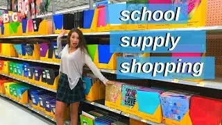 SCHOOL SUPPLY SHOPPING VLOG
