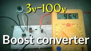 3v-100v boost converter using 555 timer ic.