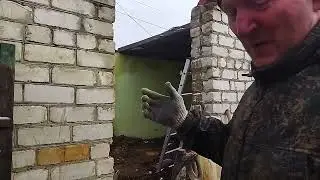 Перестраиваем старый дом. Стройка, ужин, утки, пруд