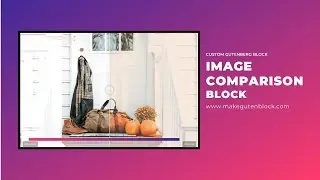 Image Comparison Gutenberg Block