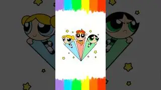 How to Draw and Color Powerpuff Girls 