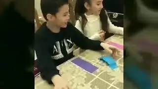 Простая игра "🐛гусеница🐛" из бумаги