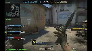 CSGO 2 x 3 and 1 x 2 kills on inferno with FAMAS