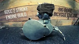 | 92cc 2T engine build | Big bore bicycle engine |