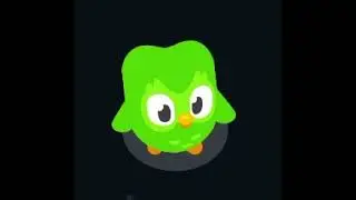 Duolingo dancing like he did nothing wrong