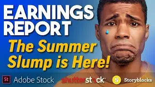 The Summer Slump is Here - Earnings Report May 2024 Selling Photos #generativeart #adobestock #ai