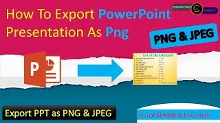 How to Export PPT as PNG & JPEG_How to convert powerpoint presentation to PNG #html #coding