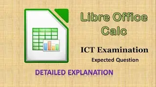 Libre Office Calc | Model ICT Practical Exam Question | Spreadsheet | D.El.Ed. | SSLC