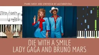 DIE WITH A SMILE - Lady Gaga & Bruno Mars | Piano Cover | Piano Sheet | Chord | Tutorial | Not Piano