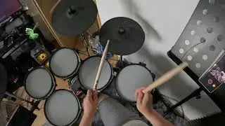 Ne Obliviscaris - Forget Not (80% speed) [DRUM COVER POV]