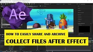 Cara menyimpan file After Effect (Collect FIles)