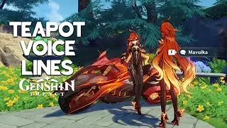 Mavuika Teapot Short Voice Lines - Dialogues | Genshin Impact