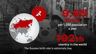 Russia's population is steadily shrinking...