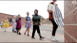 Book Character Parade at Pond Springs Elementary
