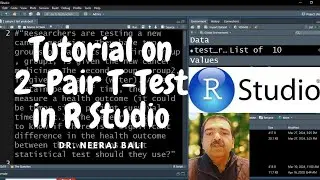Tutorial on  T-Test in R Studio