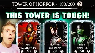 MK Mobile. Tower of Horror is TOUGH! But I'm TOUGHER!