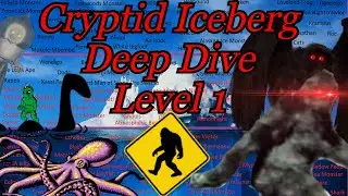 Cryptids & Paranormal Entities Iceberg DEEP DIVE Tier 1 Explained | Emperor Zeech