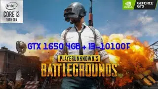 PUBG    GTX 1650 + i3 10100f ULTRA Settings 1080p Benchmarks