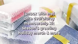 [unbox with me] last 2021 haul — bts membership kit, season's greeting, dvds/bluray & more