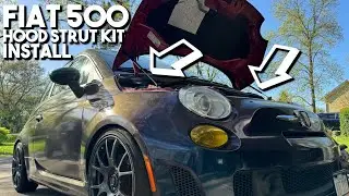 Fiat/Abarth 500 Hood Strut Kit Install and Review