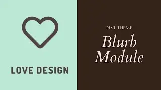 Learning Divi: The blurb module