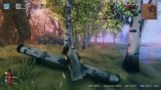 Valheim Viking Haul X2 clearing a crypt in the swamp