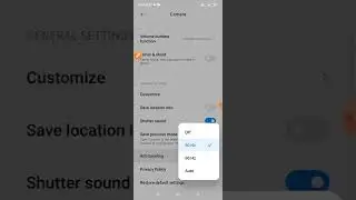 Camera Different Hz anti banding setting on Android