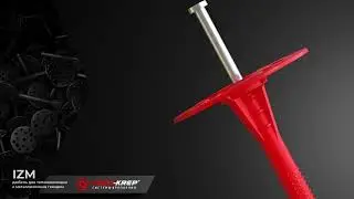 Дюбель для теплоизоляции с металлическим гвоздем IZM Tech KREP