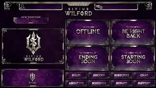 Medieval themed twitch overlay package on fiverr