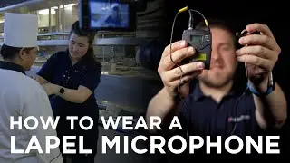 How to wear a lapel / lavalier mic