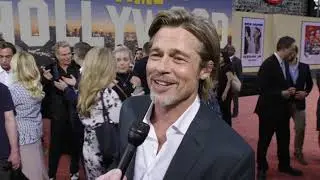 Brad Pitt Interview | Once Upon a Time in Hollywood Premiere Red Carpet