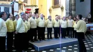 Coro Monti Liguri al concerto di Monterosso (SP) del 4/1/2009
