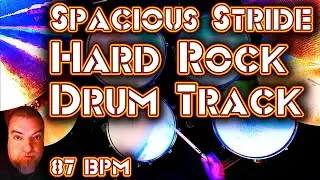 Hard Rock Drum Track - Jam in the Undertow of Turbulent Spoon - 87 BPM
