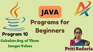 #10. Calculate average of 3 integer value in Eclipse IDE