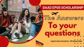 DAAD EPOS Scholarship. Application Deadline: 30th September